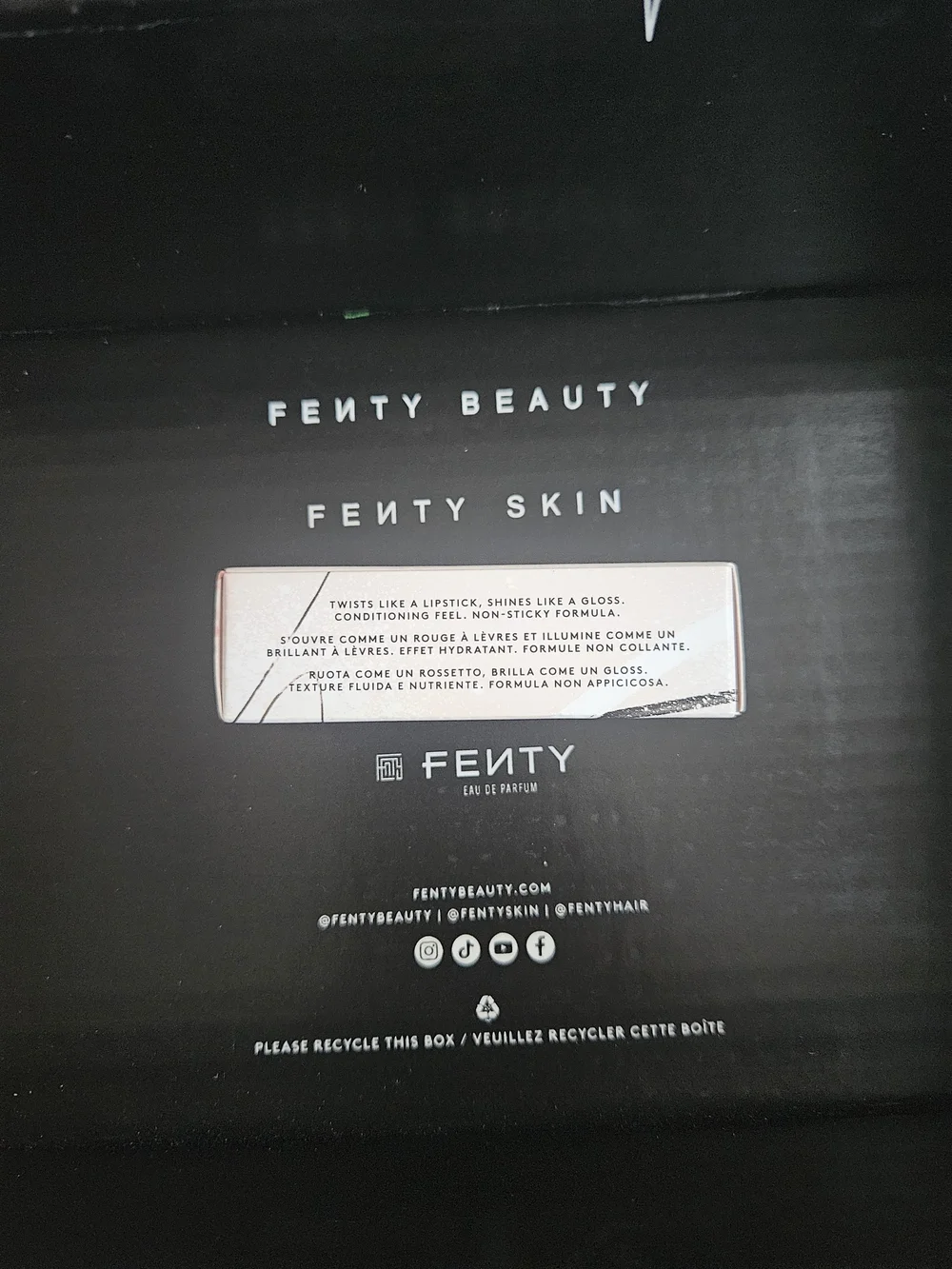 Fenty Beauty Gloss Bomb Lip Stix High Shine Gloss Stick— Sp'ice Cold